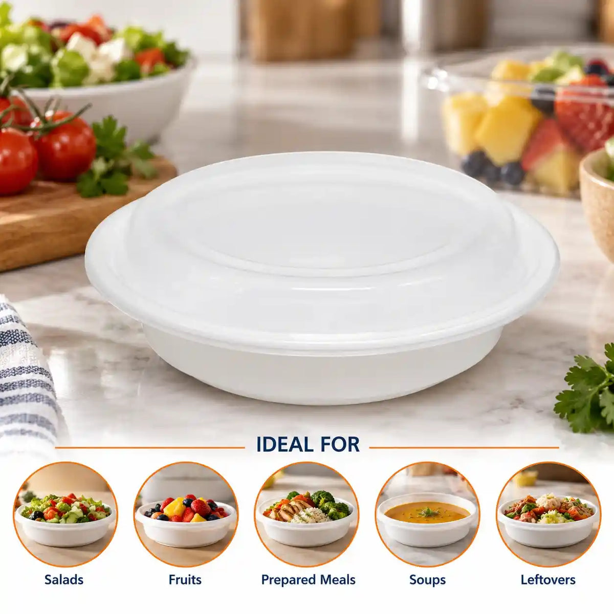 32 oz round combo containers