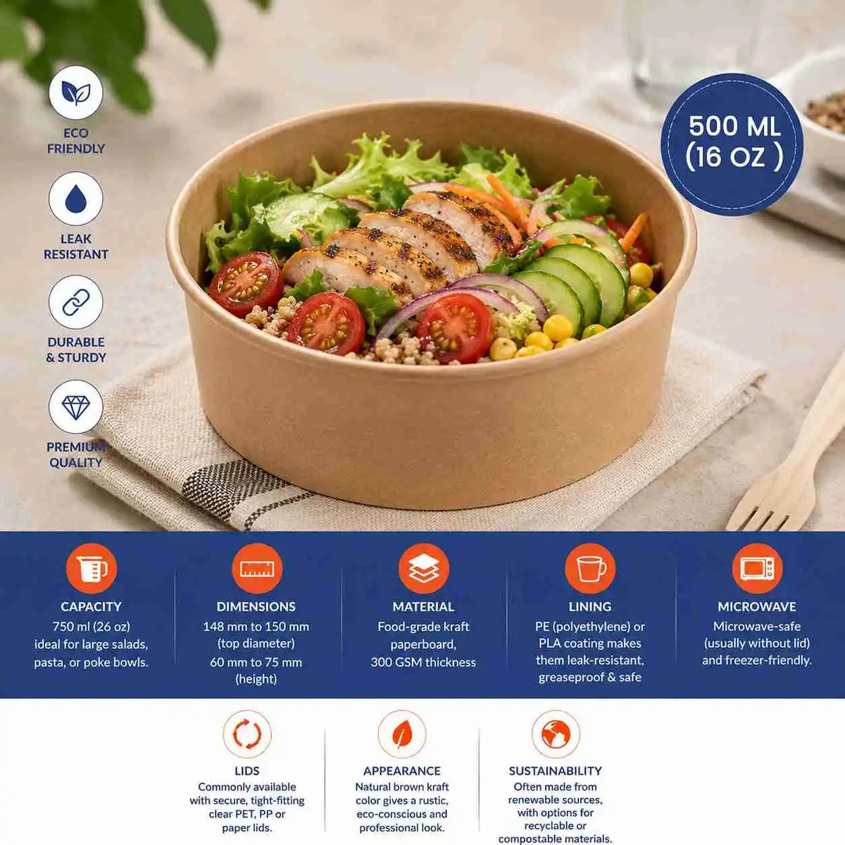 16 oz Kraft Food Bowl