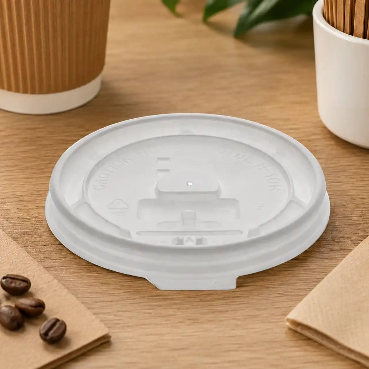 Flat Coffee Cup Lid