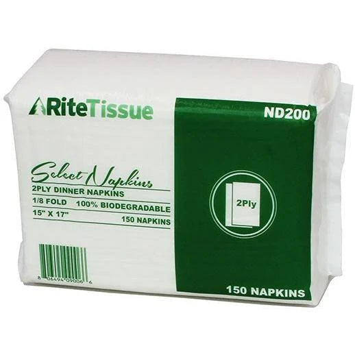 ND200 RiteTissue 2ply Dinner Napkin