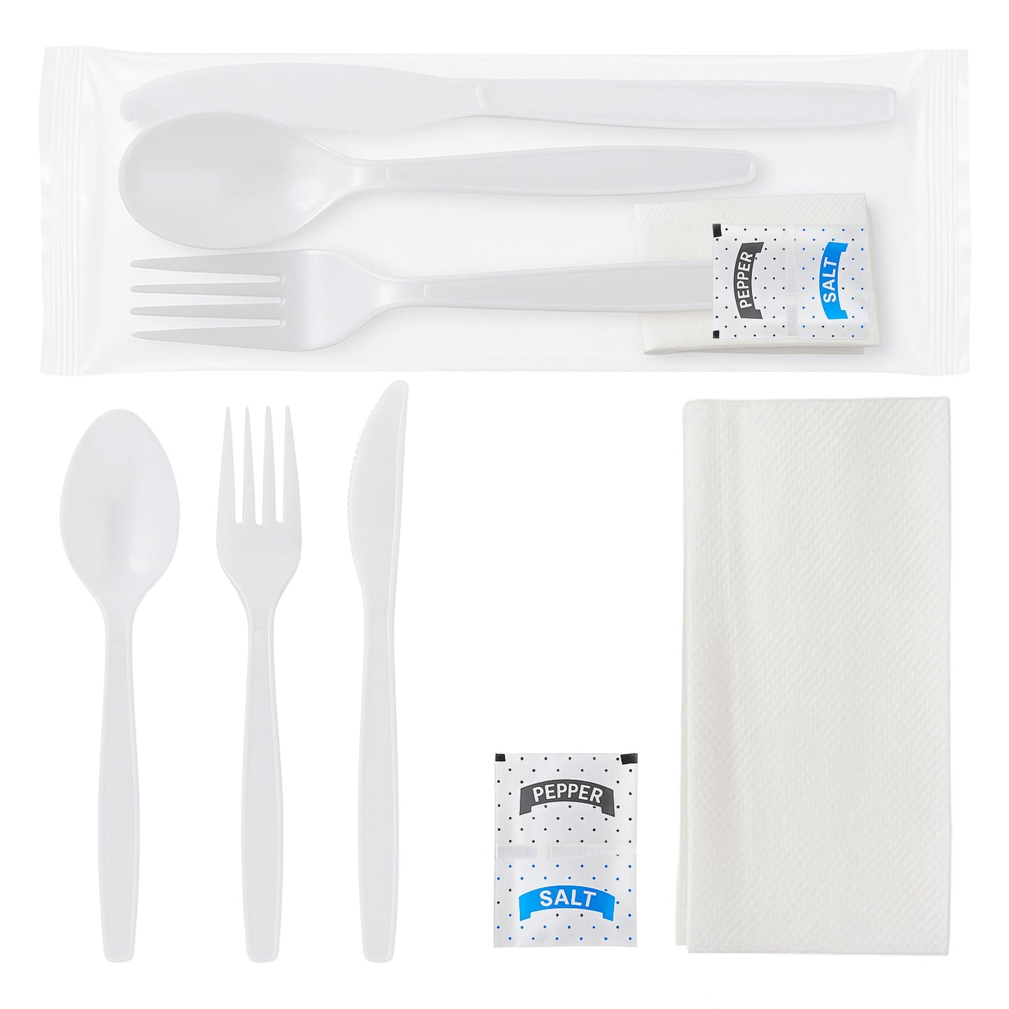 Cutlery Kit 6pc MW White FKSPNSP