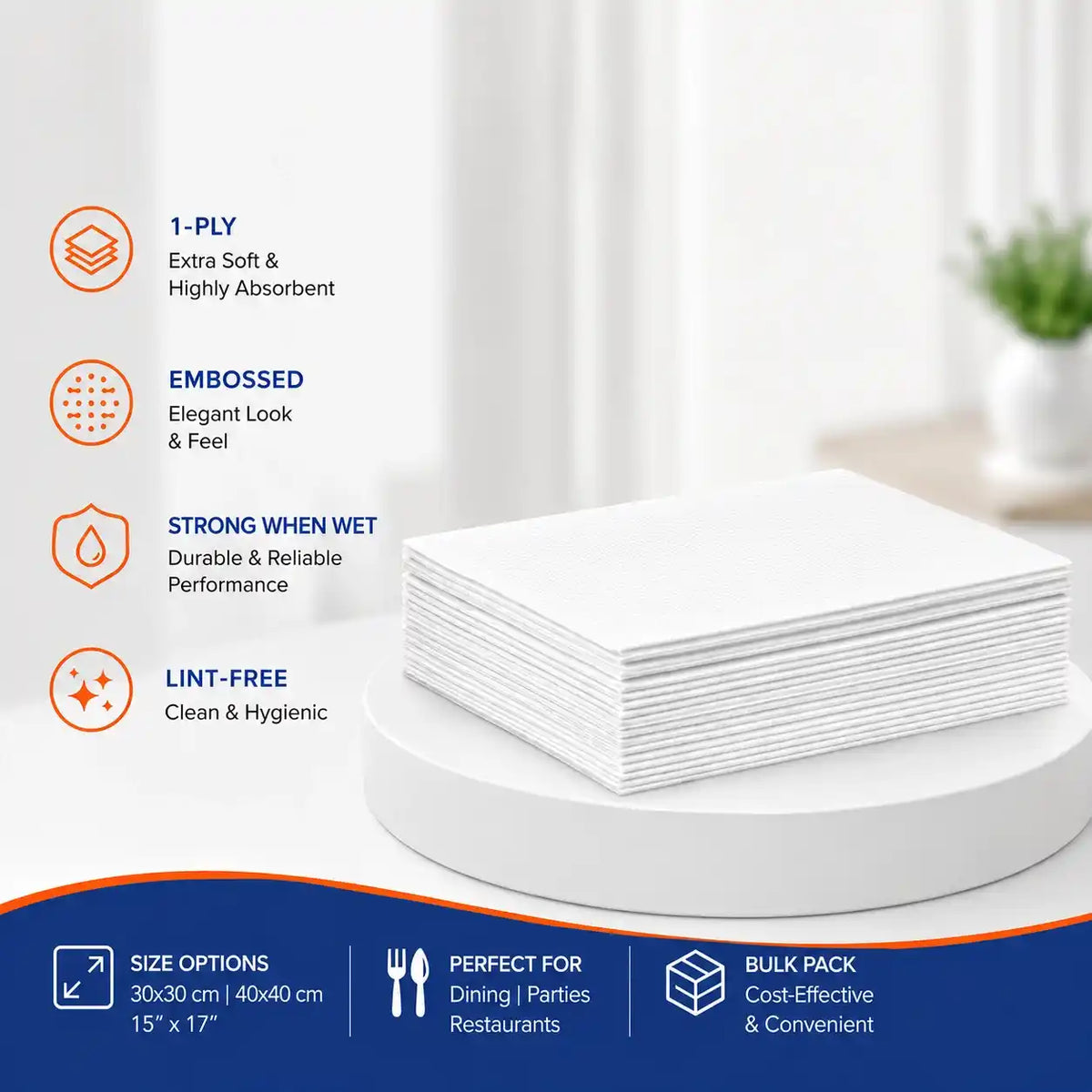 Quarter Fold Paper Napkins