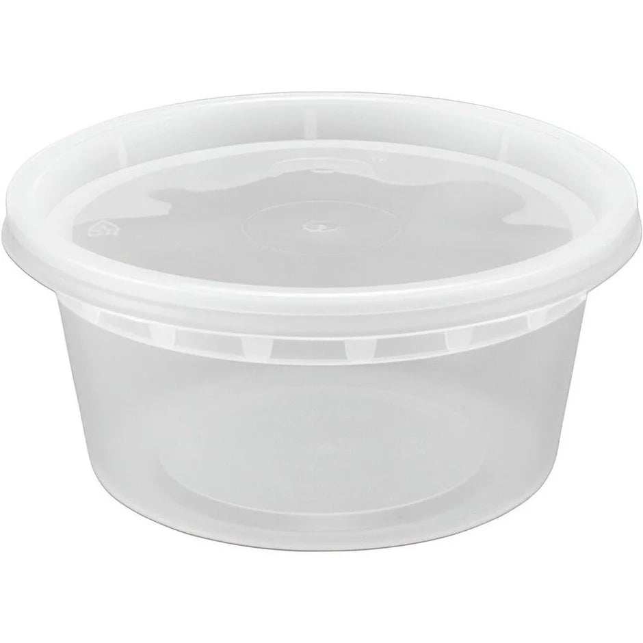 12oz Heavy Duty Deli Container Combo, 240/cs - DI12C