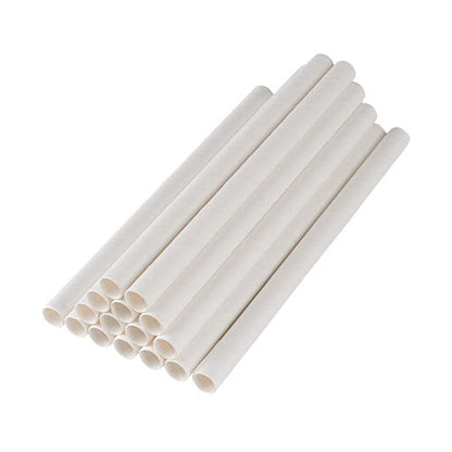 10 Inch Jumbo White Paper Straw