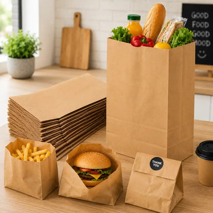 Kraft Paper Grocery Bag