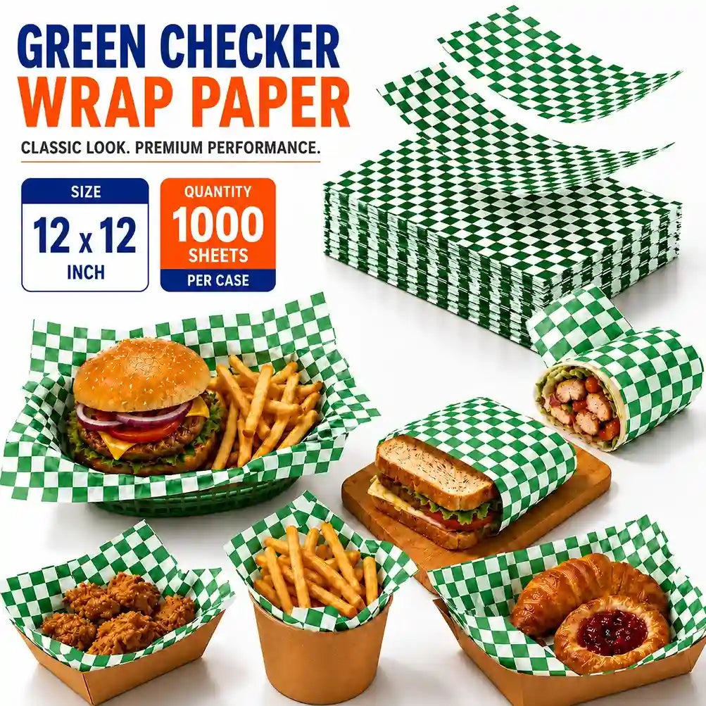 Green Checker Wrap