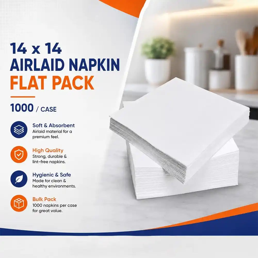 Airlaid Napkin Flat Pack
