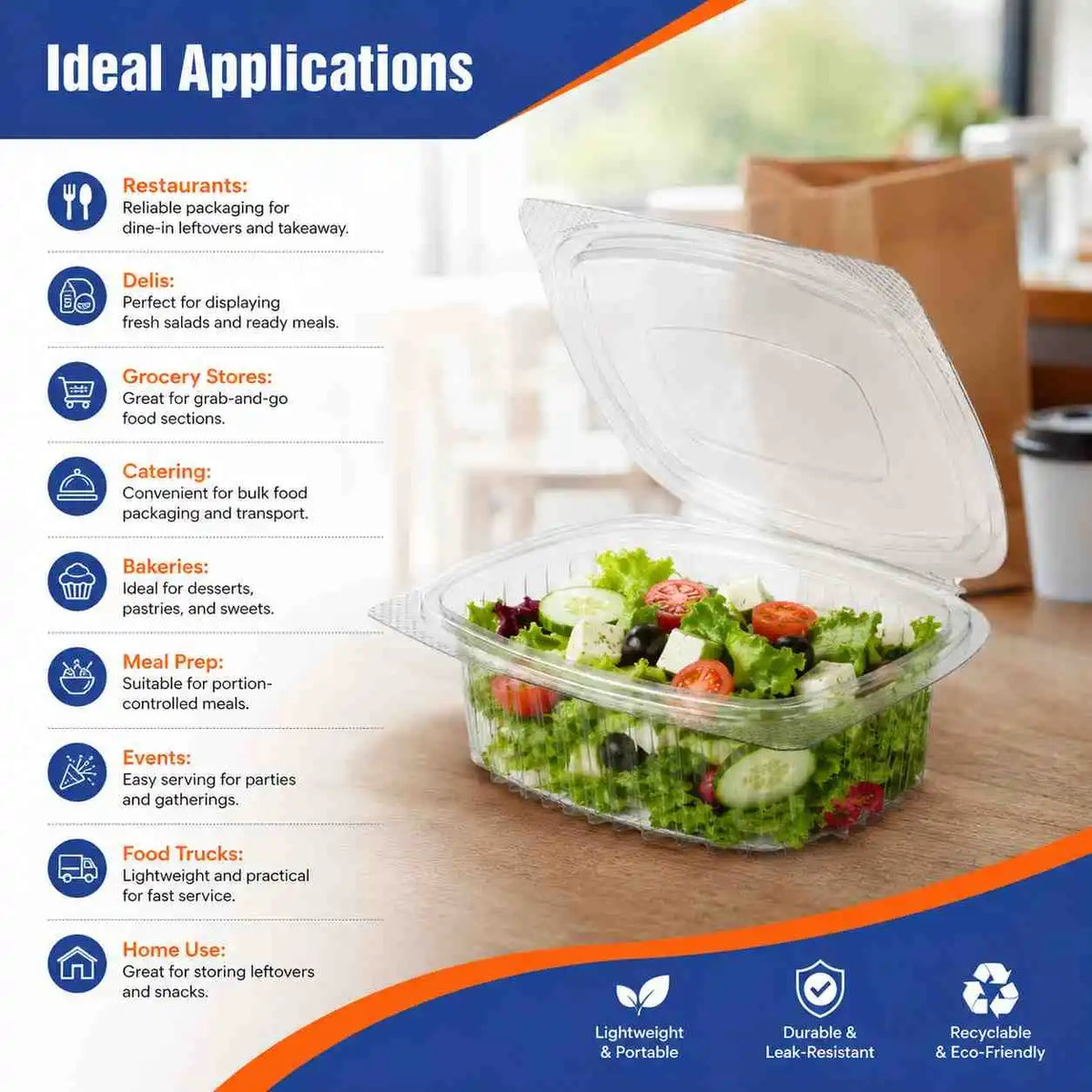 Clear Plastic Deli Container