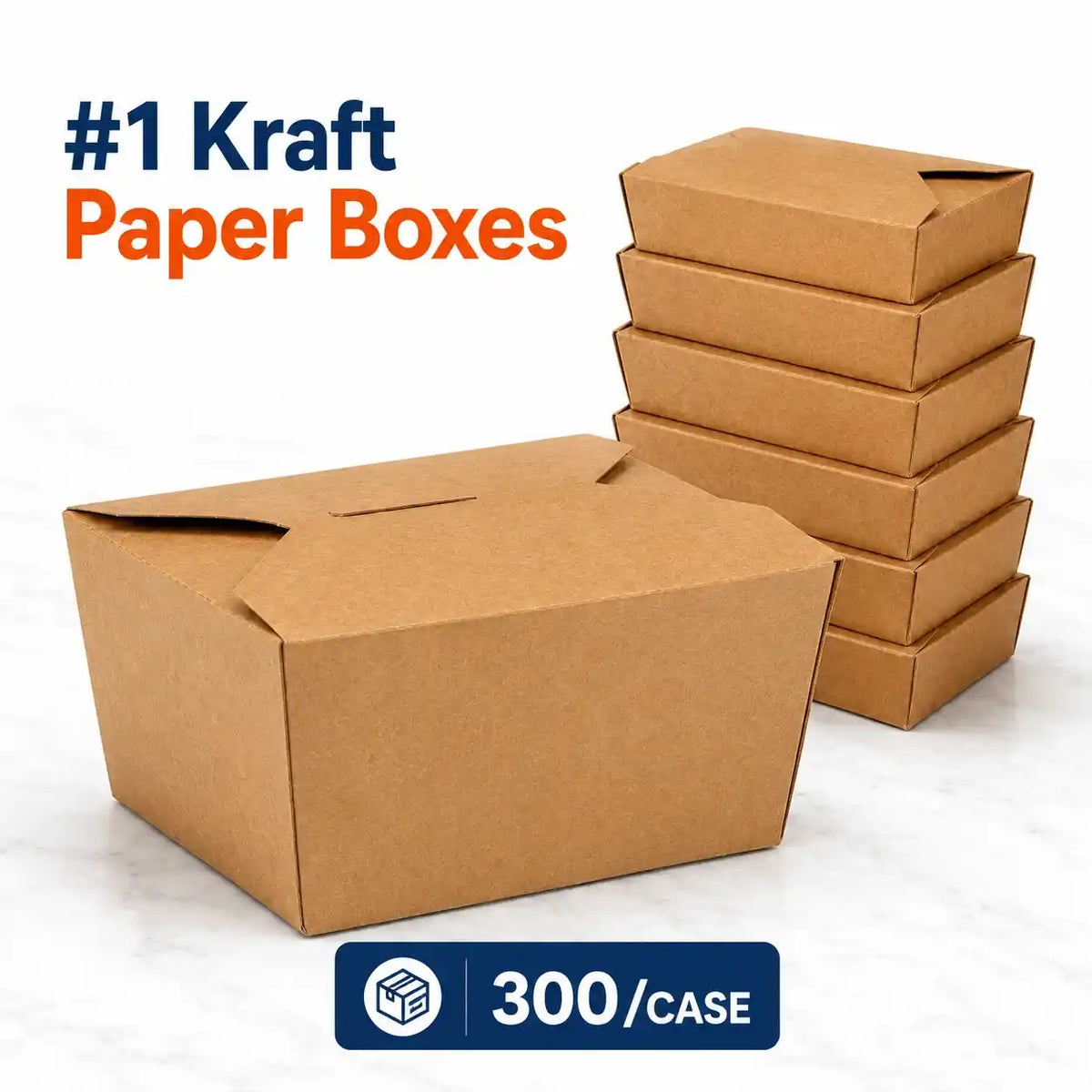 #1 Kraft Paper Food Box
