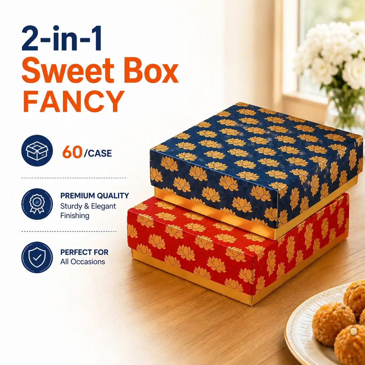 2 in 1 Fancy Sweet Box