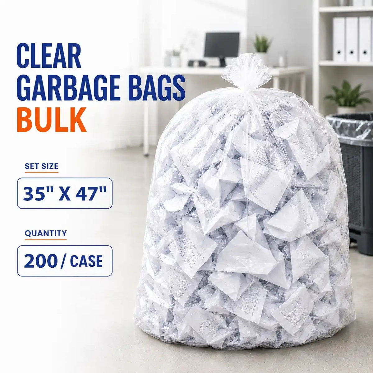 Strong Clear Garbage Bag