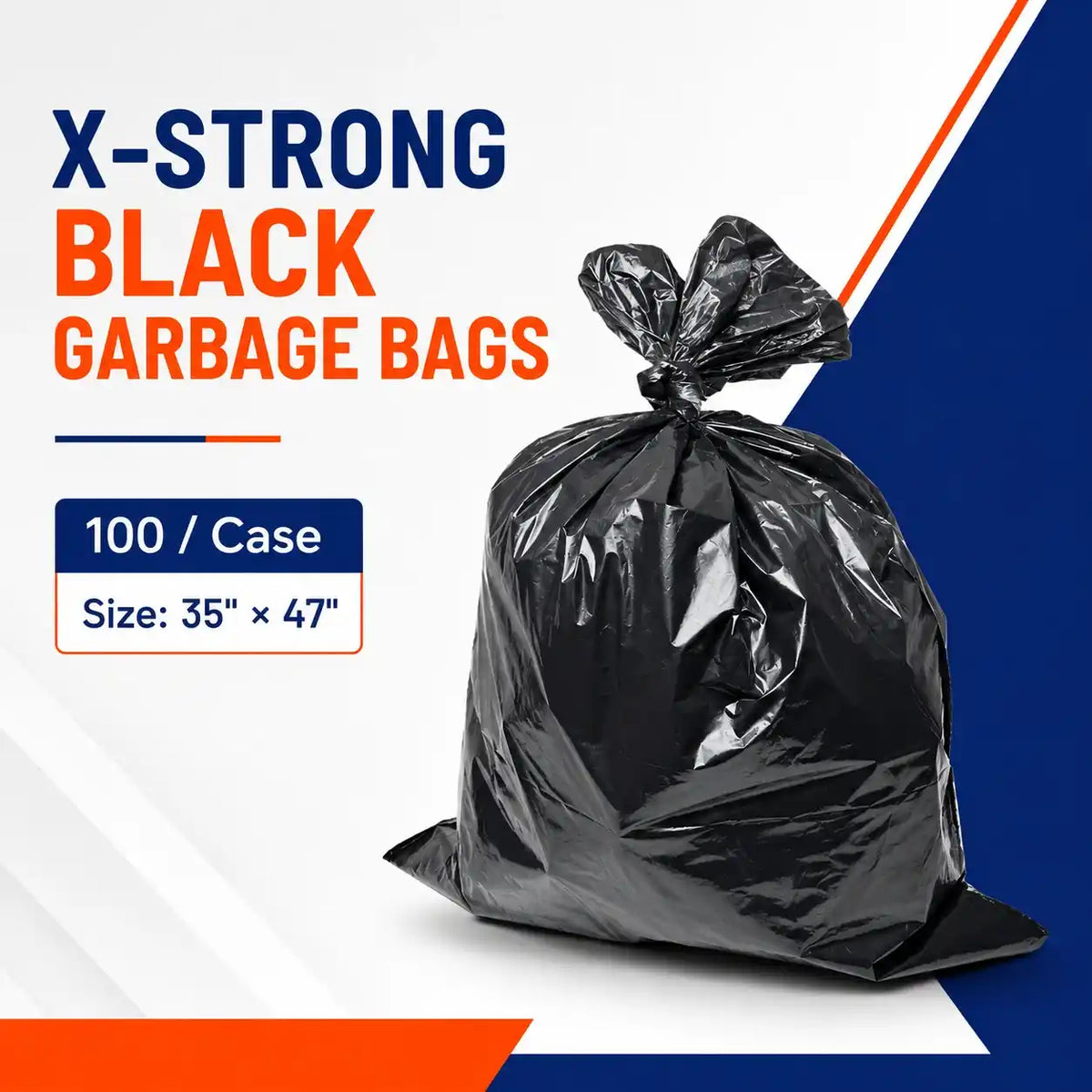 X-Strong Black Garbage Bag