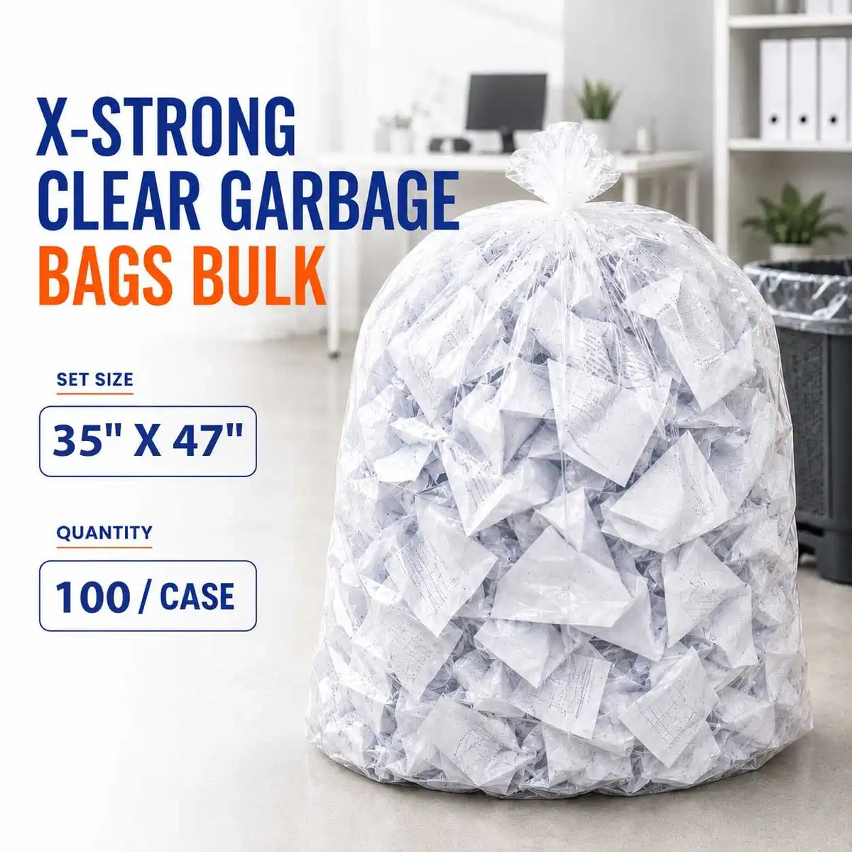 X-Strong Clear Garbage Bag