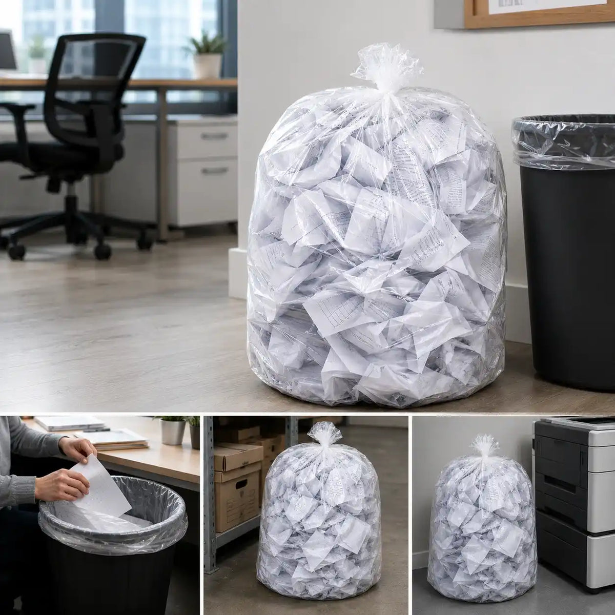 Heavy Duty Clear Trash Bag