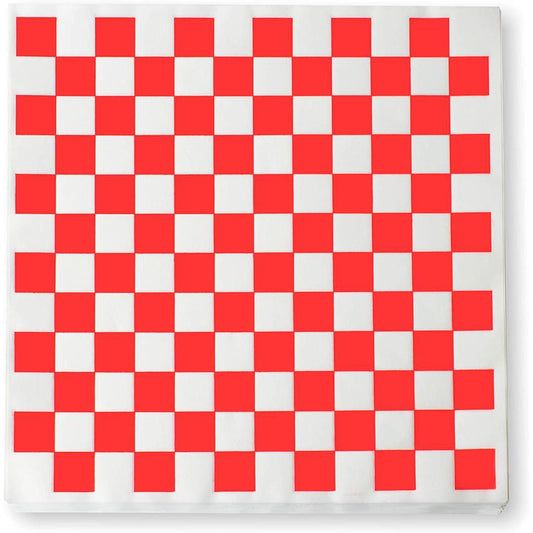 12 X 12 Red Checker Grease R. Sheets