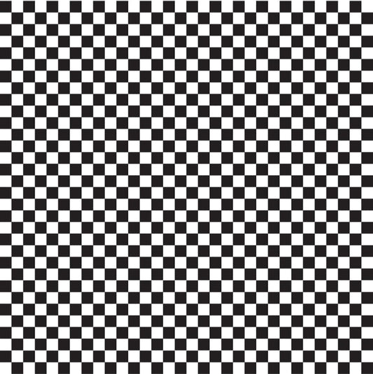 12 X 12 Black Checker Grease R. Sheets
