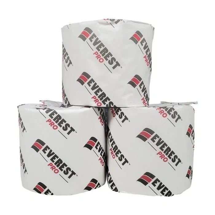 White bathroom tissue roll