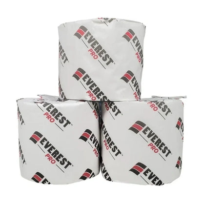 White bathroom tissue roll