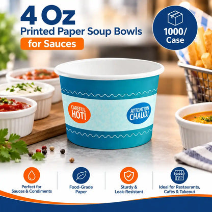 4 oz Paper Soup Bowl