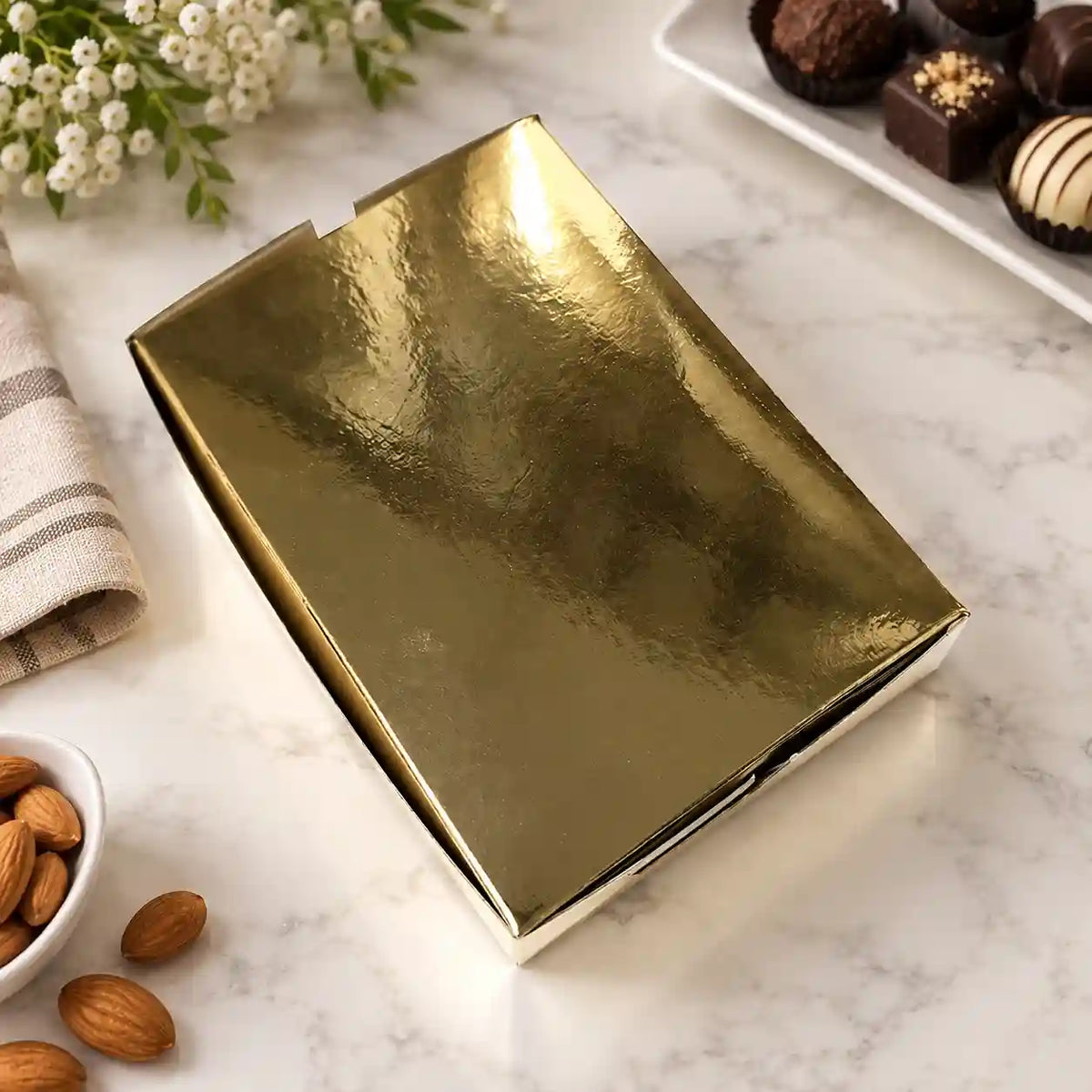 Gold Mithai Gift Box