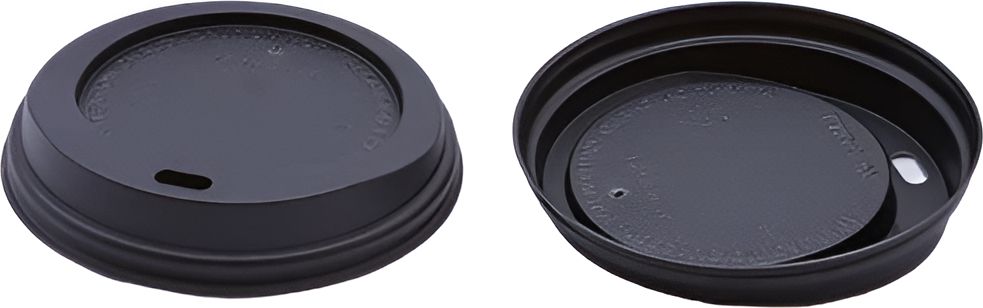Black Hot Cup Lids