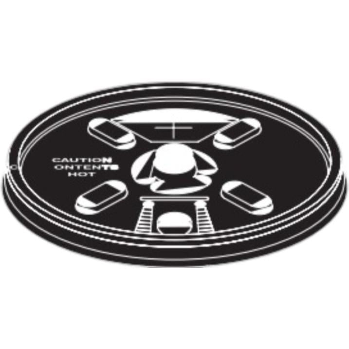 Black Hot Cup Lids