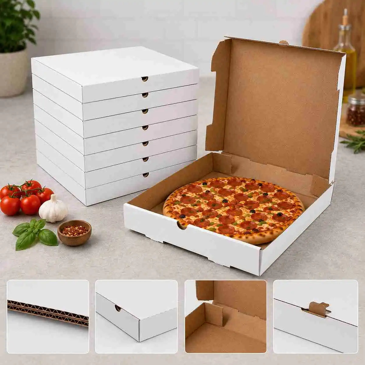 Small Pizza Takeout Box
