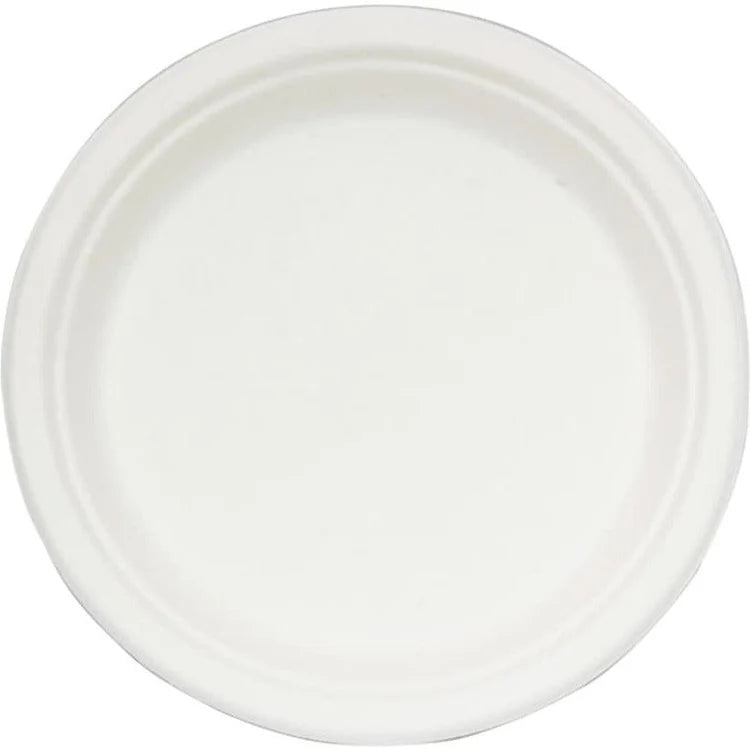 9" Round Bagasse Plate