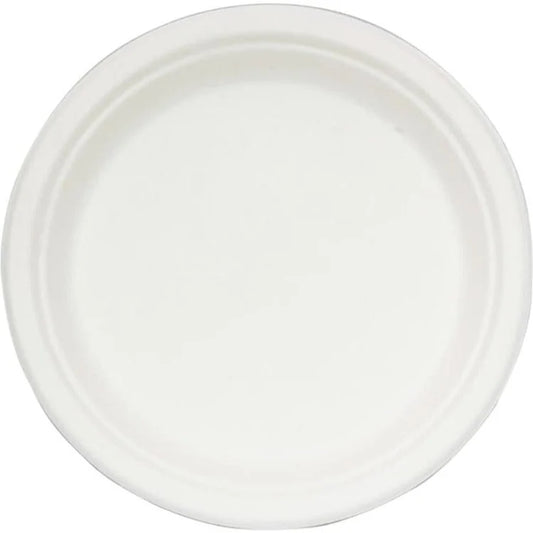 9" Round Bagasse Plate