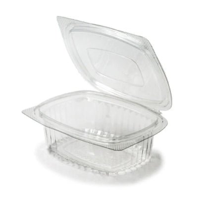 small clear takeaway container rectangular