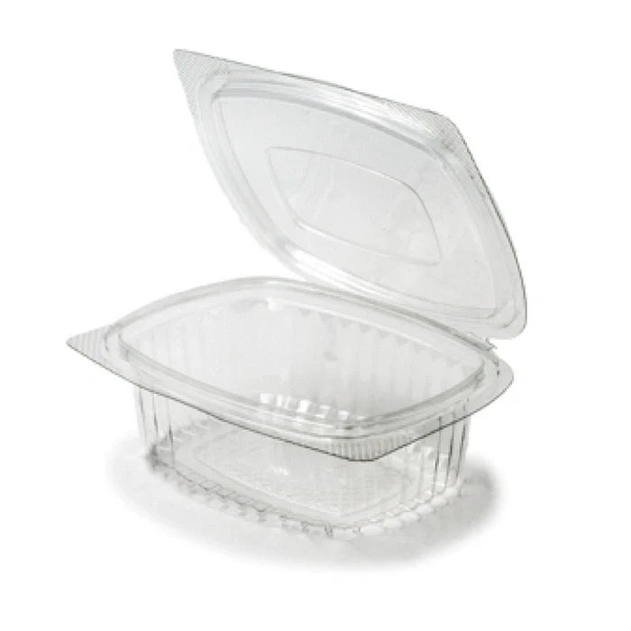 transparent small rectangular plastic container