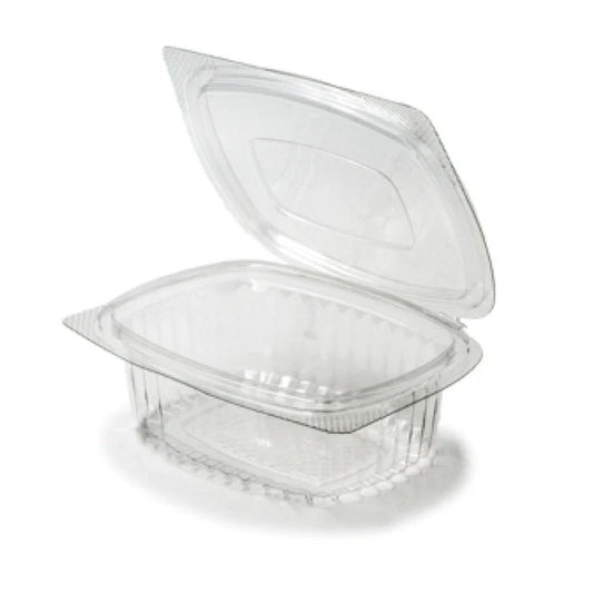 transparent small rectangular plastic container