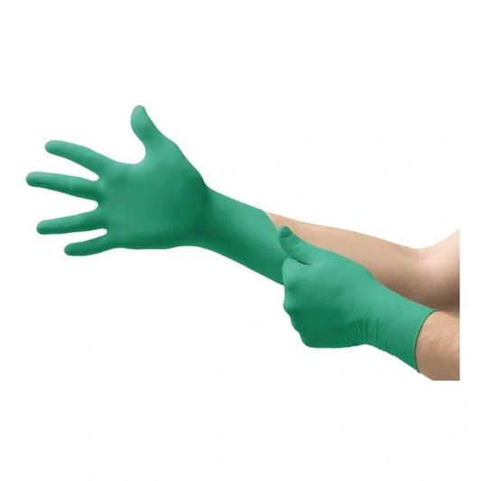 No. 10 Green Dish Washing Gloves, X-LARGE Size, Waterproof Heavy Duty Kitchen & Household Cleaning Gloves with Strong Grip ( Pair) | ANSELL