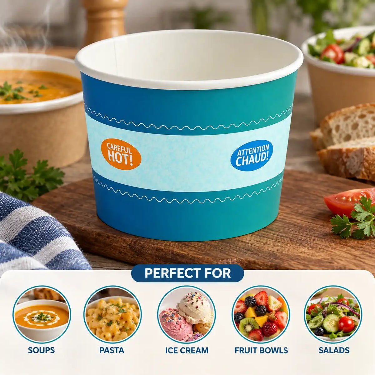 Paper Soup Bowls