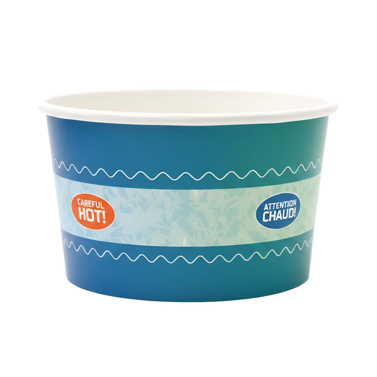 8 Oz Printed Paper Soup Bowls for Soup, Delivery Packaging & Takeout (500/Case)