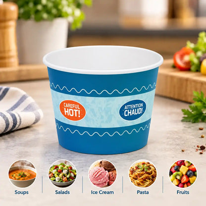 White paper Soup Bowls