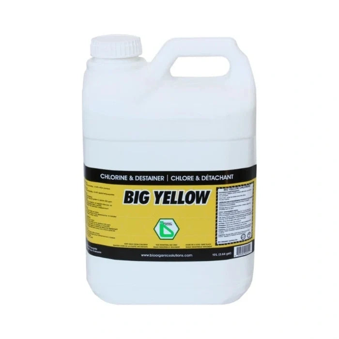 Big Yellow Chlorine, Sanitizer & Destainer (10L/Pail) | Commercial Cleaning Solution