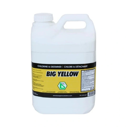 Big Yellow Chlorine, Sanitizer & Destainer (10L/Pail) | Commercial Cleaning Solution