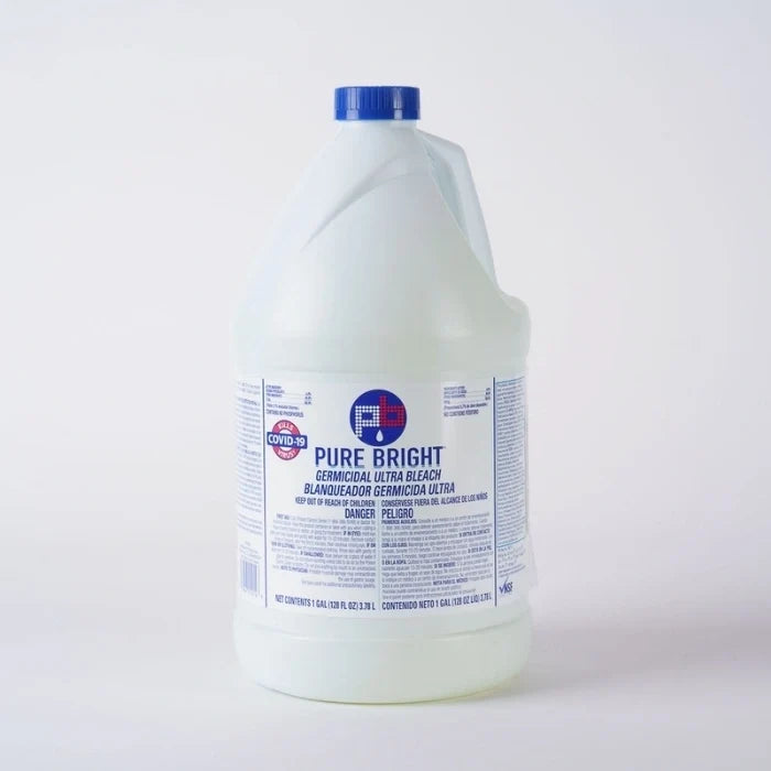 Bleach for Commercial Use, 6 x 3.6L/Case | Powerful Germ-Killing Disinfectant for Floors, Surfaces & Laundry
