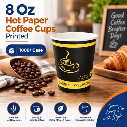 8 oz Paper Coffee Cup