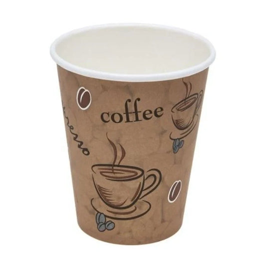 10 Oz Disposable Paper Coffee Cups – Leak-Resistant Coffee & Tea Cups for Cafés, Restaurants & Takeout – 1000/Case