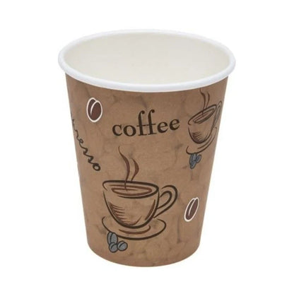 10 Oz Individually Wrapped Paper Coffee Cups, 500/Case
