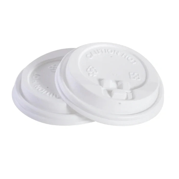 DOME Lids for 8 Oz Paper Coffee Cups with Leak-Resistant Sip-Through Design for Hot Tea & Coffee Takeaway (1000/Case)