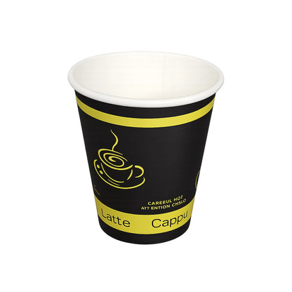 Printed 16 oz Disposable Paper Coffee Cups Round Paper Hot Cups for Tea, Coffee & Hot Beverages Ideal for Offices, Events & Food Service (1000/Case)