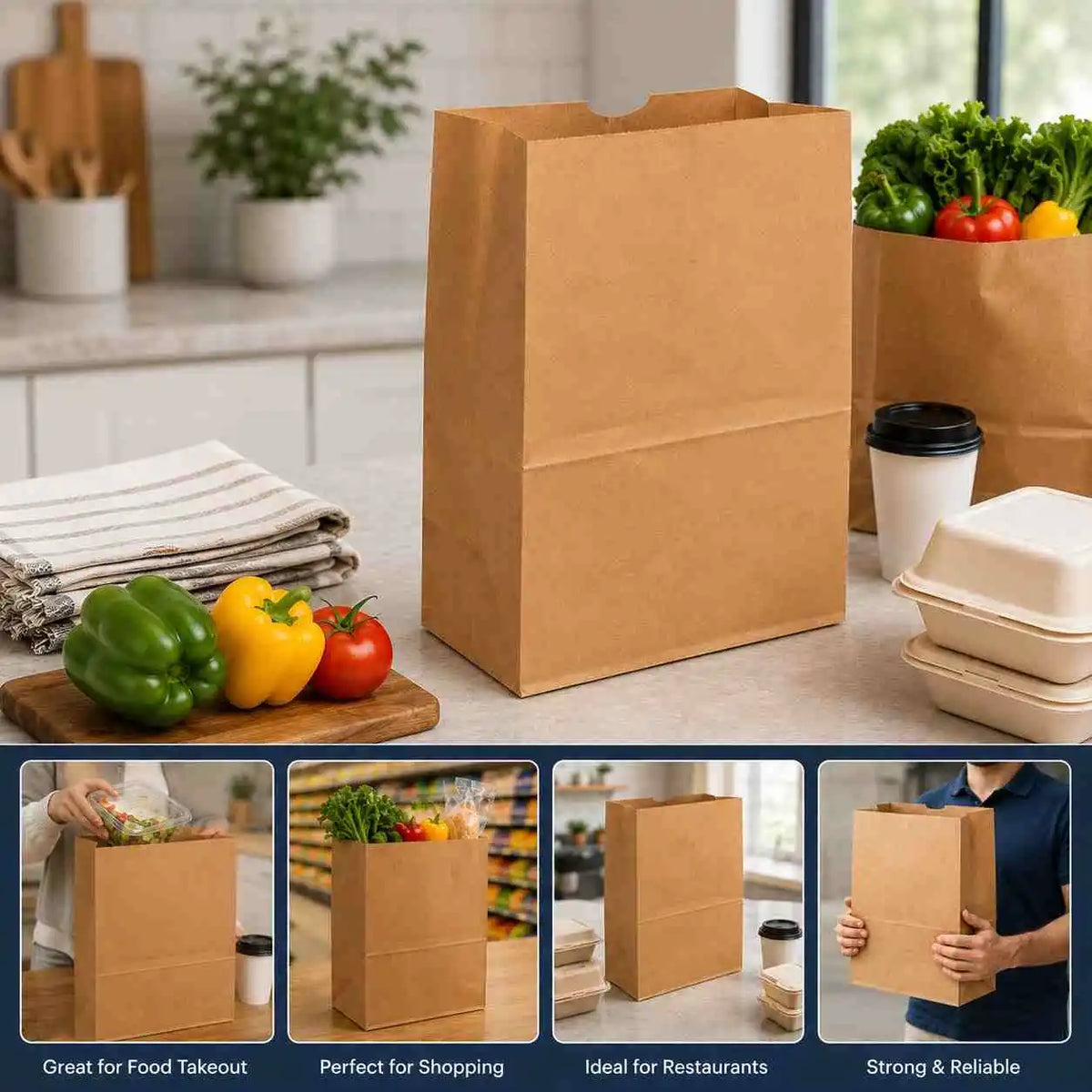 Heavy Duty Kraft Paper Bag