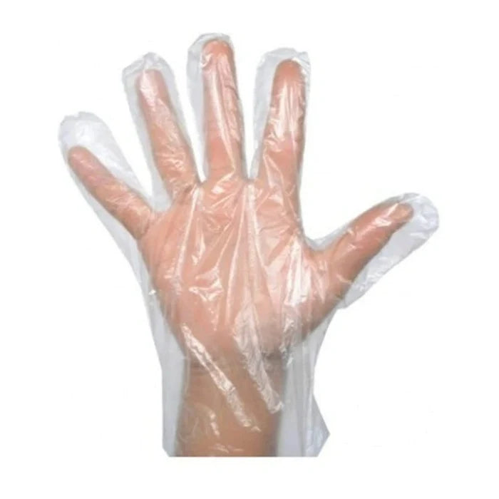 Clear Deli Gloves, SMALL Size, Disposable Poly Food Handling Gloves for Kitchen, Bakery, Restaurant & Food Prep Use (500/Box)