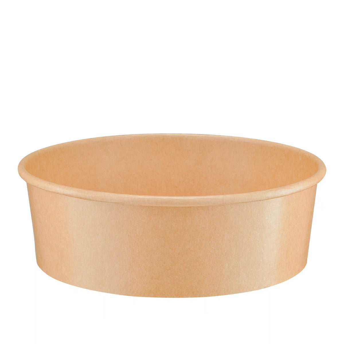 Large kraft paper round bowl