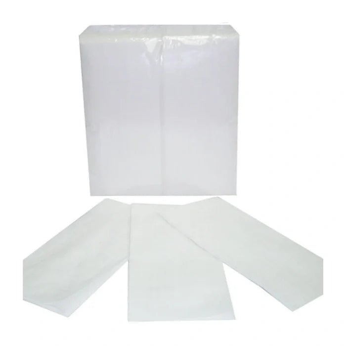 White 1 ply diner napkins