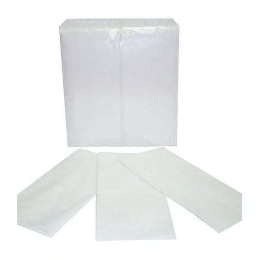 White 1 ply diner napkins