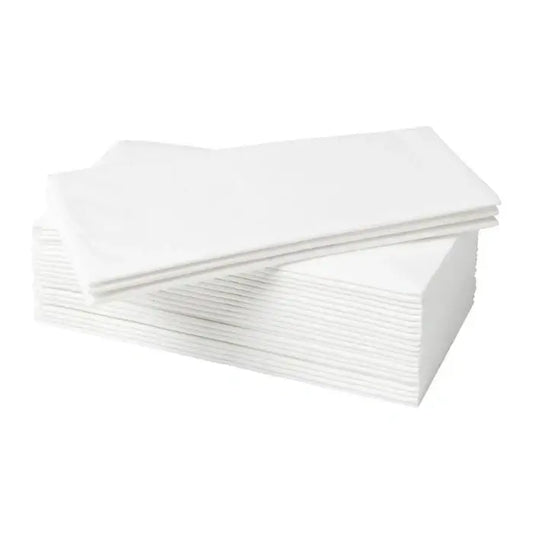 2 ply White paper premium diner napkins
